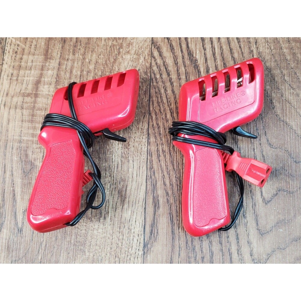 Life-Like Racing Slot Car HO Scale Red Controller Lot of 2
